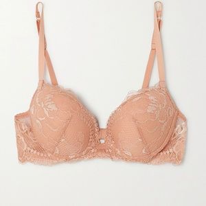 La Perla beige bush-up bra